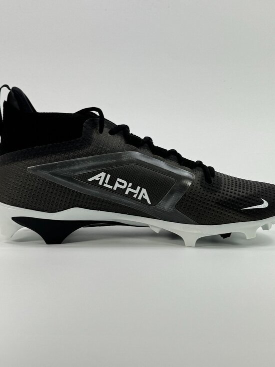 Nike Alpha Menace 4 Elite \'Black White\' IB2501-002 Football size 13.5